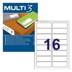 Etiquetas 99,10x34 Multi3 100 Folhas