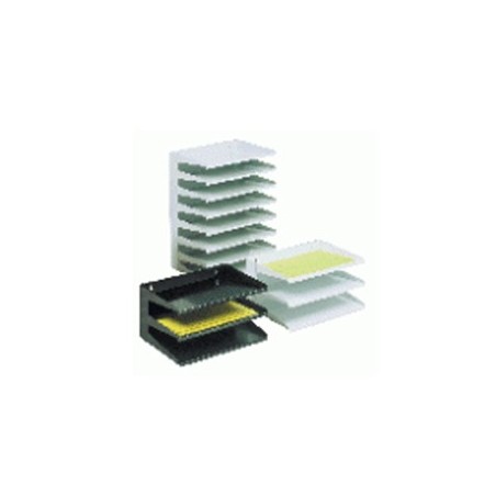 Conjunto 8 Tabuleiros Metalicos Cinza