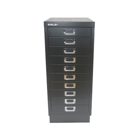 Movel Metal 673X279X429 com 10 Gavetas 51mm Preto / Mobiliar