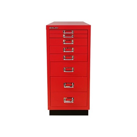 Movel Metal 673X279X429 com 8 Gavetas Vermelho / Mobiliario