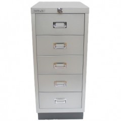 Movel Metal com Fecho 673x279x429mm com 5 Gavetas Silver / M