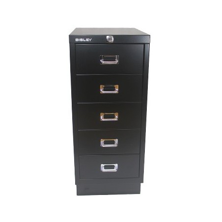 Movel Metal com Fecho 673x279x429mm com 5 Gavetas Preto / Mo