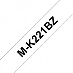 Fita Gravacao 09mmx8mts Branco/Preto (Nao Laminada)