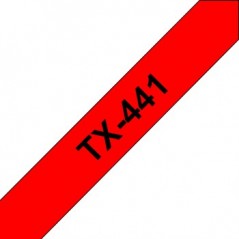 Fita Gravacao 18mmx15mts Preto/Vermelho