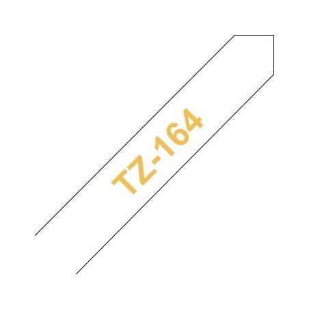 Fita Gravacao 36mmx8mts Transparente/Dourado