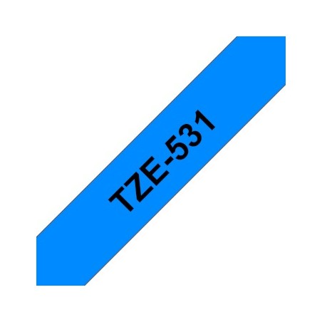 Fita Gravacao 12mmx8mts Azul/Preto