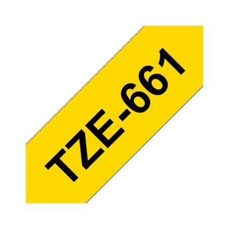 Fita Gravacao 36mmx8mts Amarelo/Preto