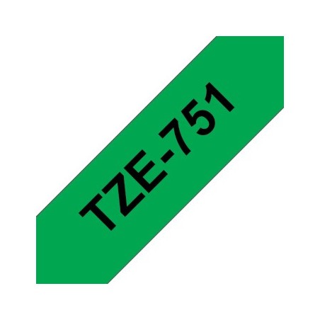 Fita Gravacao 24mmx8mts Verde/Preto