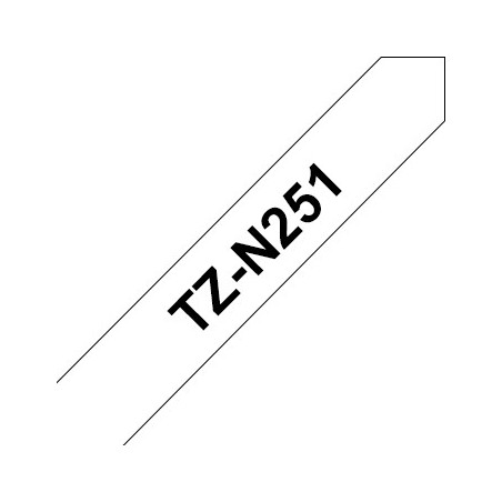 Fita Gravacao 24mmx8mts Branco/Preto (Nao Laminada)