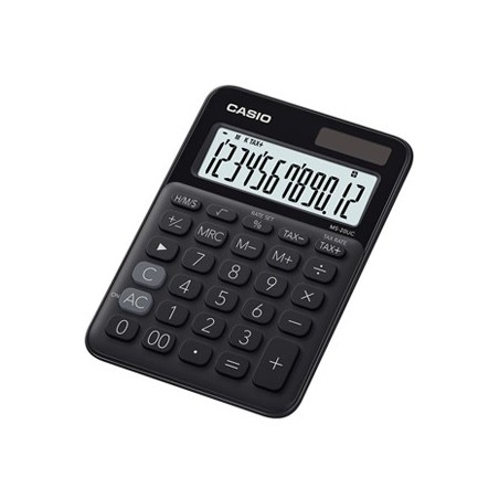 CASIO Calculadora de Secretaria Casio MS20UCBK Preto 12 Digi