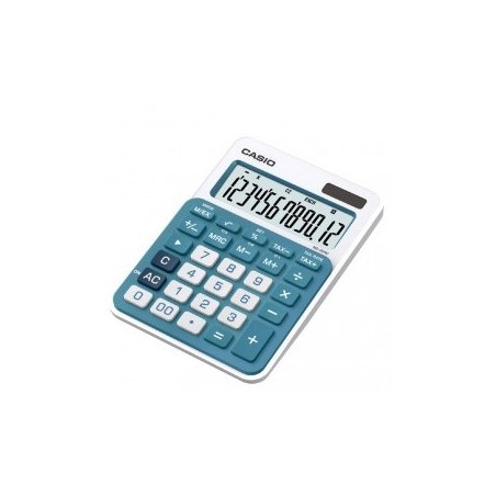 Calculadora de Secretaria Casio MS20UCBU Azul 12 Digitos / E