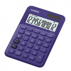 CASIO Calculadora de Secretaria Casio MS20UCPL Roxo 12 Digit