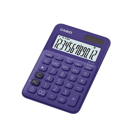 CASIO Calculadora de Secretaria Casio MS20UCPL Roxo 12 Digit