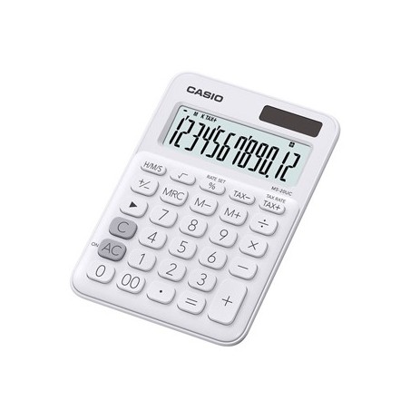CASIO Calculadora de Secretaria Casio MS20UCWE Branco 12 Dig