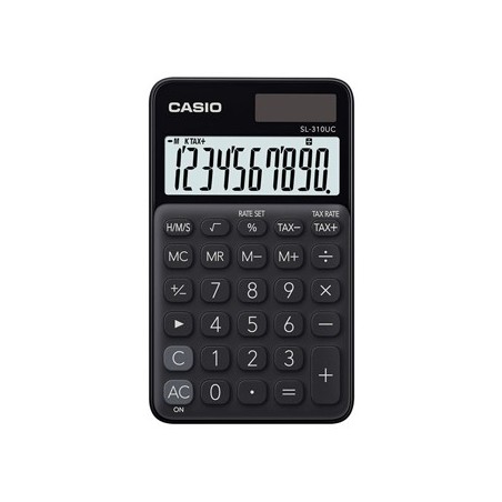 CASIO Calculadora de Bolso Casio SL310UCBK Preto 8 Digitos E