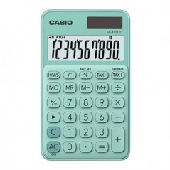 CASIO Calculadora de Bolso Casio SL310UCGN Verde Claro 8 Dig