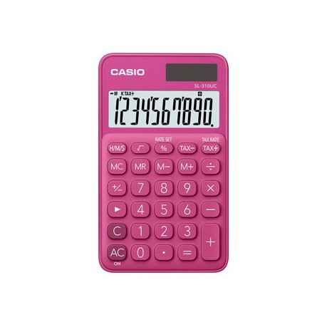 CASIO Calculadora de Bolso Casio SL310UCRD Vermelho 8 Digito
