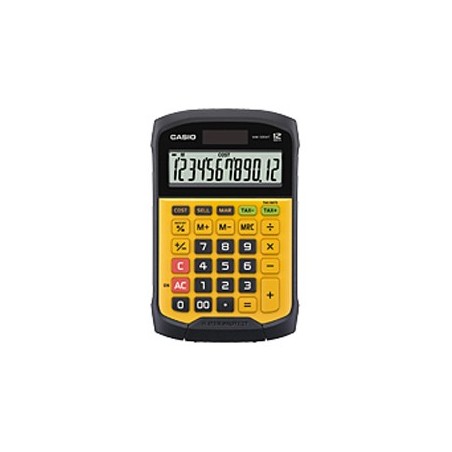 Calculadora de Secretaria Casio WM320MT Amarelo 12 Digitos