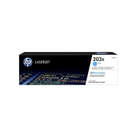 Toner p/HP 203X Pro M254/MFP M280 Alta Cap Azul