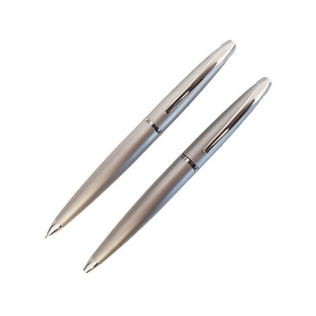 Conjunto Esferografica+Lapiseira Cross ATX Cromado Fosco / E