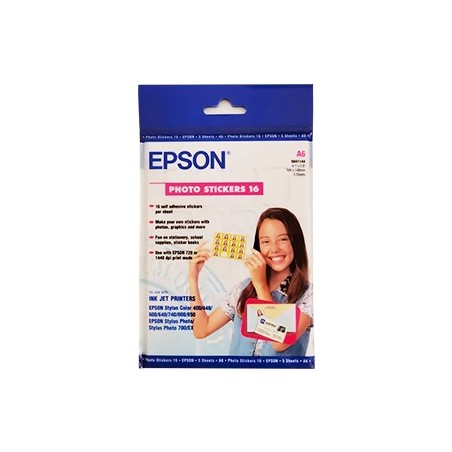 Papel de Autocolante Fotografico A6 250gr (SO41144) A6 Fls