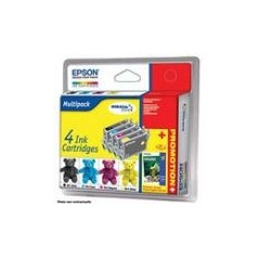 Pack Tinteiros 4 Cores Epson Stylus D68/D88/DX3800/4200/4800