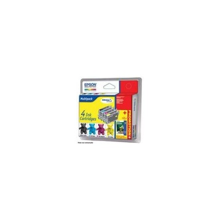 Pack Tinteiros 4 Cores Epson Stylus D68/D88/DX3800/4200/4800