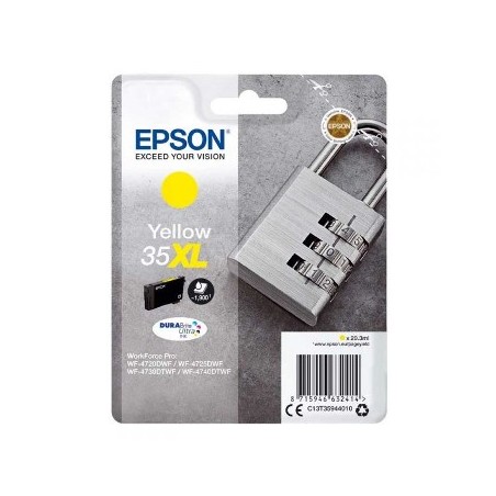 Tinteiro WorkForce Pro WF4700/4720 Nº35XL Alta Cap Amarelo