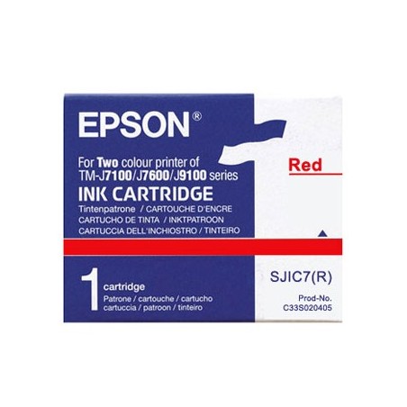 Tinteiro Epson p/ Impressora Pos TM-J7100 Vermelho+Oferta TN