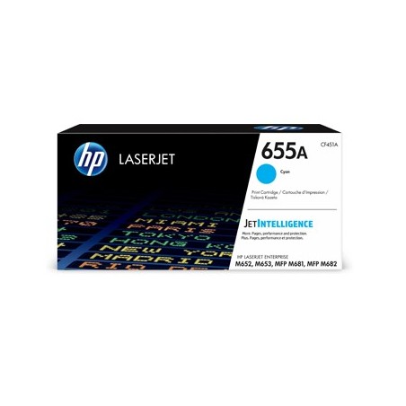 Toner Laserjet 655A Enterprise M652/M681 Azul