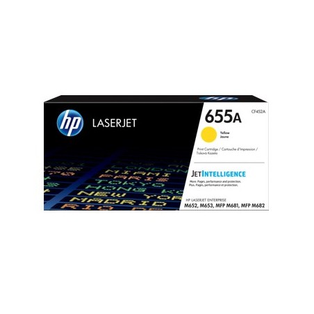 Toner Laserjet 655A Enterprise M652/M681 Amarelo
