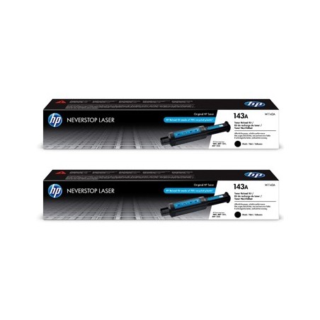 Kit Recarga Toner Laser Neverstop 143A 1001nw/1201n Pack 2un