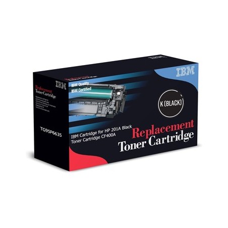 Toner IBM p/HP LaserJet 201A Pro M252 (CF400A) Preto