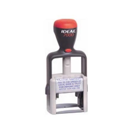 Carimbo 54x25mm Autotintavel Ideal Mod 7000 / Escritorio e P