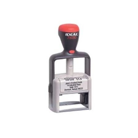 Carimbo 57x34mm Autotintavel Ideal Mod 7600 / Escritorio e P