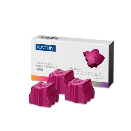 Phaser Xerox 8400 Stick Magenta 3un / Tinteiros Toners e Fit