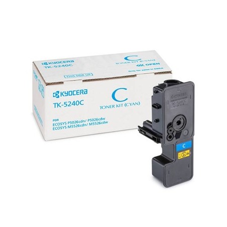 Toner Ecosys M5526/P5026 (TK5240C) Azul / Tinteiros Toners e