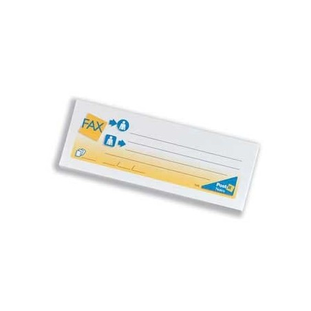 Post-it Mensagem Fax Pequeno 102x37 Pack2 / Escritorio e Pap