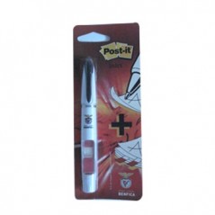 Caneta Post-It Duo 0,5mm c/50 Post-It Index Pers.Benfica 1un