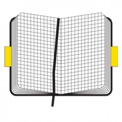 Bloco Notas de Bolso Quadriculado Moleskine Classico Vermelh