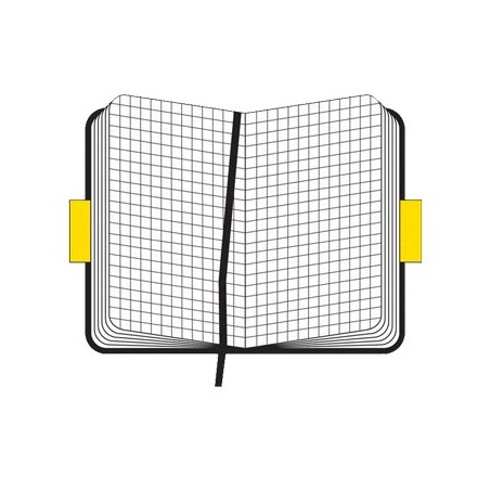 Bloco Notas de Bolso Quadriculado Moleskine Classico Vermelh