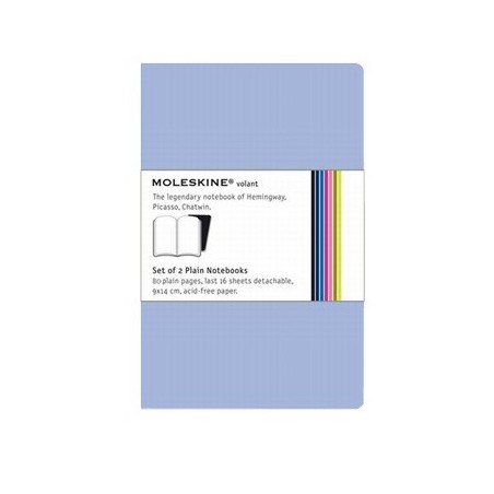 Volant de Bolso Liso Moleskine Azul Claro Pack 2un / Papeis
