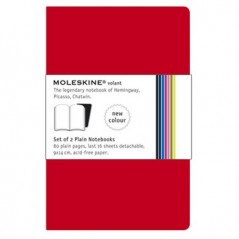 Volant de Bolso Liso Moleskine Vermelho Pack 2un / Papeis e