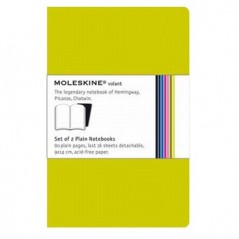 Volant de Bolso Pautado Moleskine Verde Claro Pack 2un / Pap