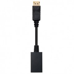 Adaptador DisplayPort Macho / HDMI Fêmea 15cm