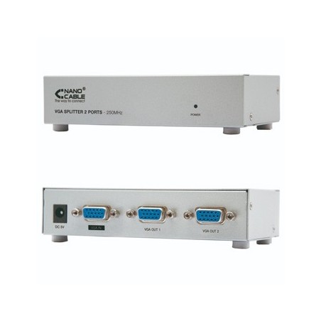 Splitter VGA 2 Portas com Alimentação
