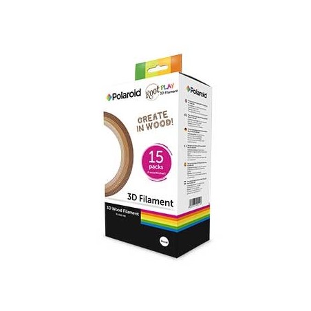 Pack Filamentos Polaroid Canetas 3D (WOOD 3 tons 1.75mm)