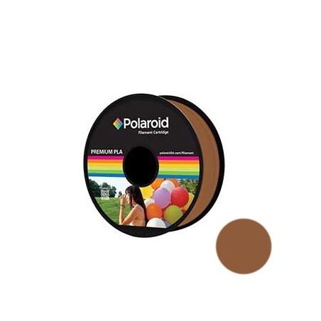 Filamento Polaroid Universal PLA 1.75mm 1Kg Castanho