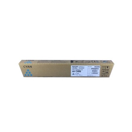 Toner Aficio MPC306/MPC307/MPC406 Azul / Tinteiros Toners e