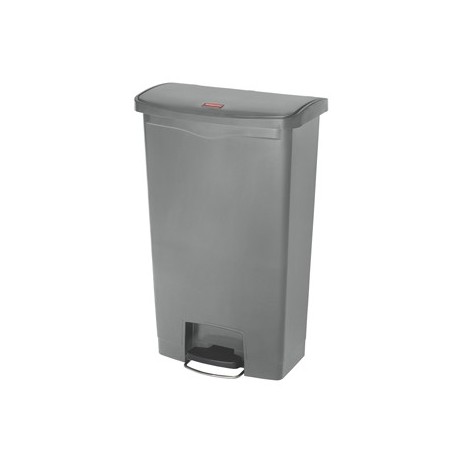 Contentor c/Pedal de Resina Frontal 68 Litros Cinza / Manute